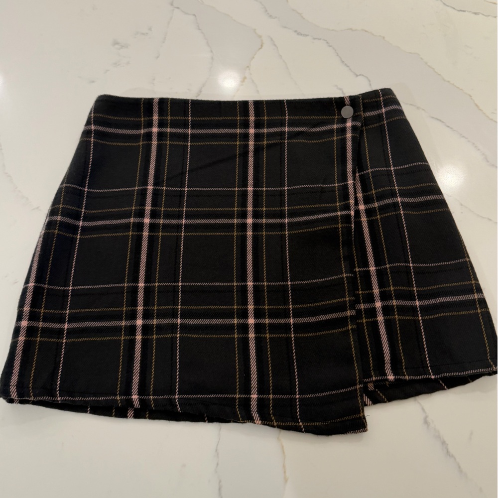 Plaid Mini Skirt